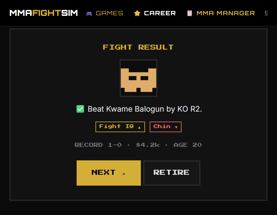 A win by decision